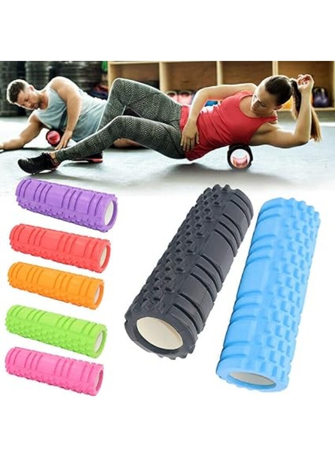 Roller Massage Foam Roller Release Myofascial Crossfit Yoga Pilates (black) - Image 3