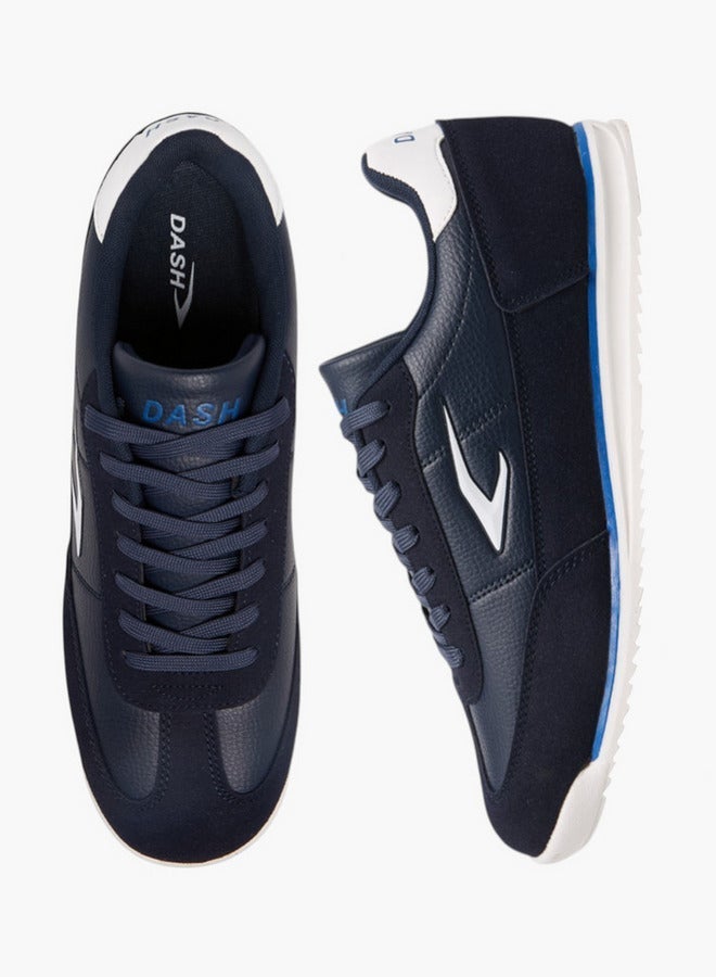 Dash Solid Lace-Up Sports Shoes - Image 1