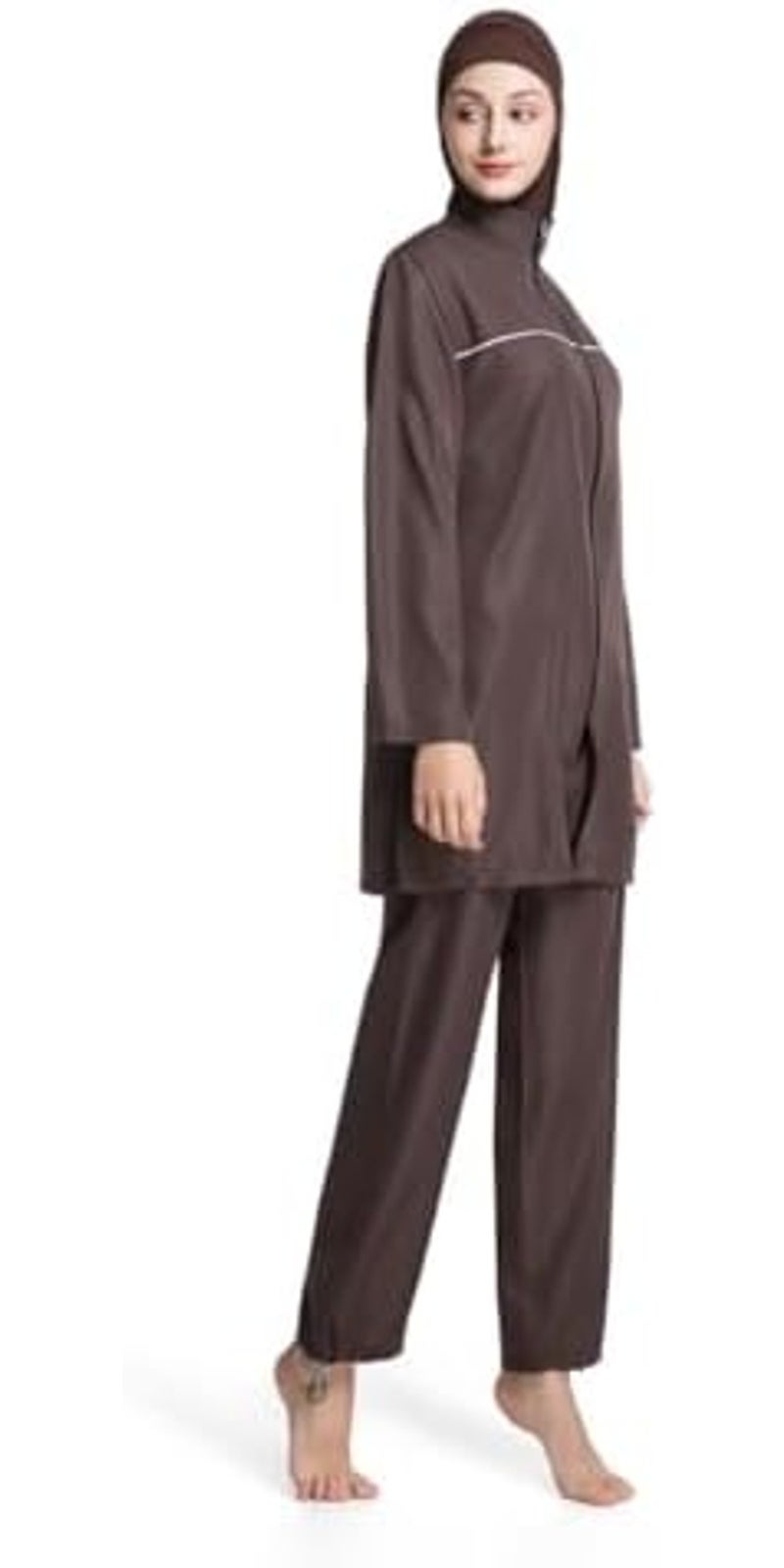 Modest Swimwear for Women, Full Coverage Burkini Set with  Hijab - Image 5