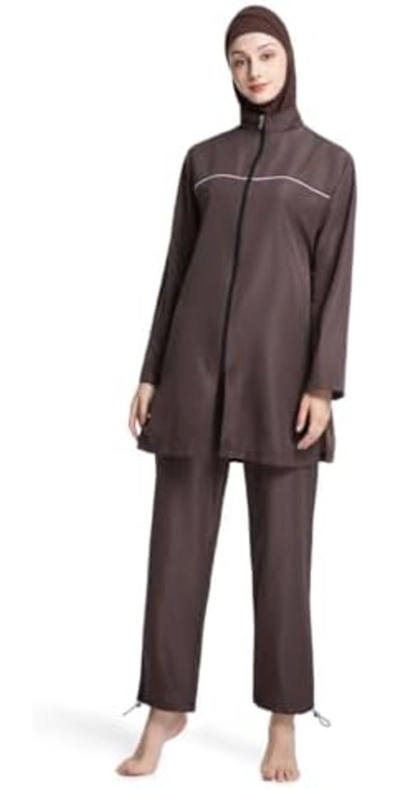 Modest Swimwear for Women, Full Coverage Burkini Set with  Hijab - Image 3