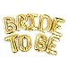 PartyForever Big BRIDE TO BE Balloons Gold 16 Letters Banner Bachelorette Party Decorations Kit Hen Party Supplies and Favors Bridal Shower and Hen Party Decorations Set - Image 4