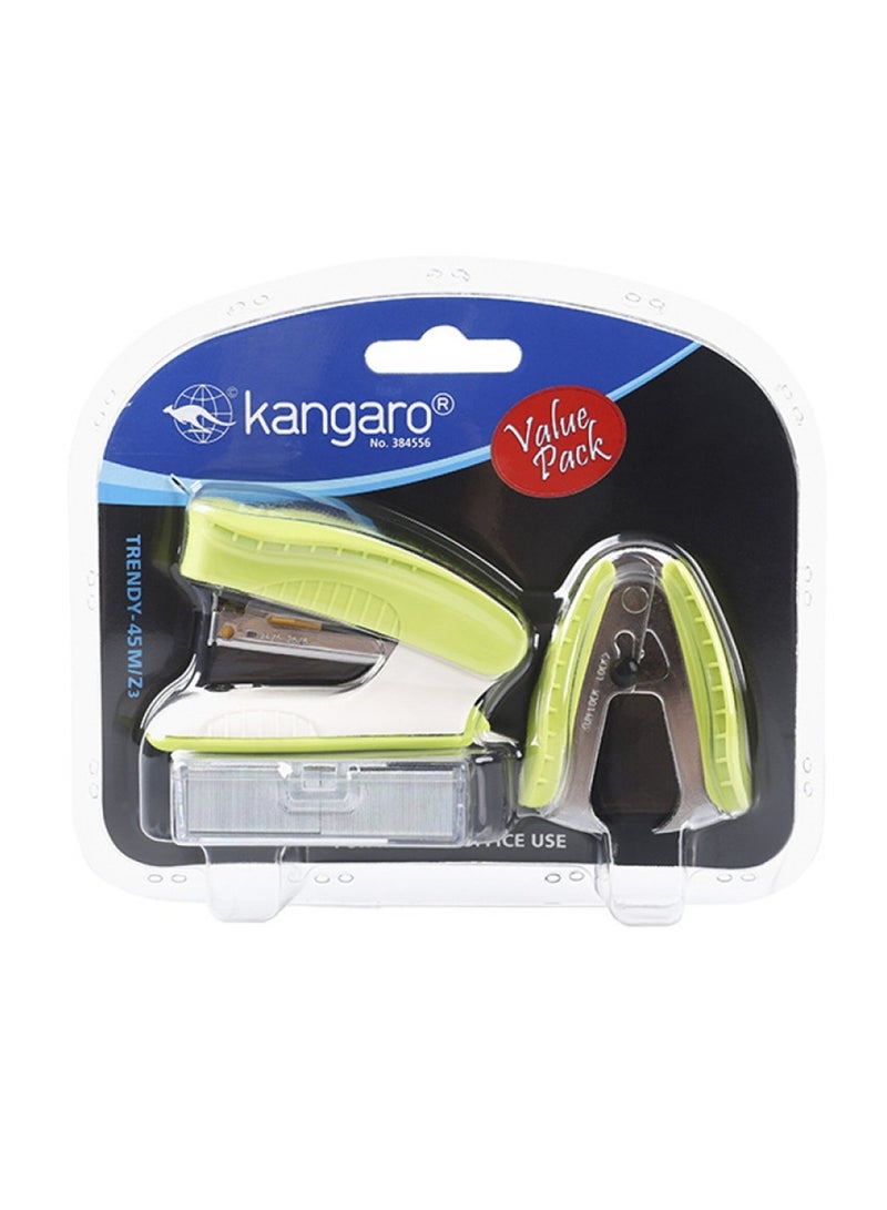Kangaro Desktop Stapler With A Pack Of Pins And Staple Remover Assorted Colours  - Image 2