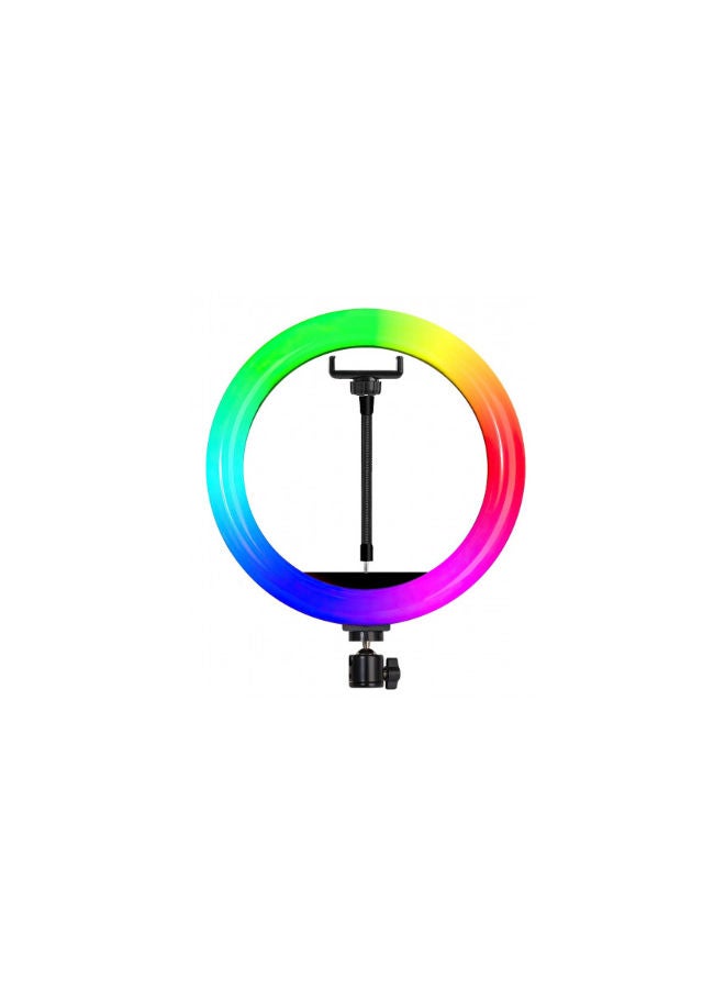 SHOPI MJ33 RGB LED | Soft Ring Light 26CM | With Phone Holder | Ring Light  - Image 1