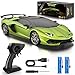 AEROQUEST Lamborghini Remote Control CarOfficially Licensed 116 Scale Lambo Rechargeable Hobby Rc Cars with Headlight 24GHz Race Car Toys for Boy Girl 412 Years Old 12Kmh Green - Image 2