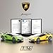 AEROQUEST Lamborghini Remote Control CarOfficially Licensed 116 Scale Lambo Rechargeable Hobby Rc Cars with Headlight 24GHz Race Car Toys for Boy Girl 412 Years Old 12Kmh Green - Image 4