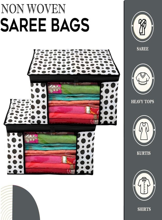 Shaping Fabric Garment Cover Non-Woven 90 GSM with Transparent Window & Double Metal Zipper - Pack of 11 | Dustproof Clothes Storage Bag for Sarees, Suits, Jackets, Shirts SCSDRL1682493517524148525585 - Image 5