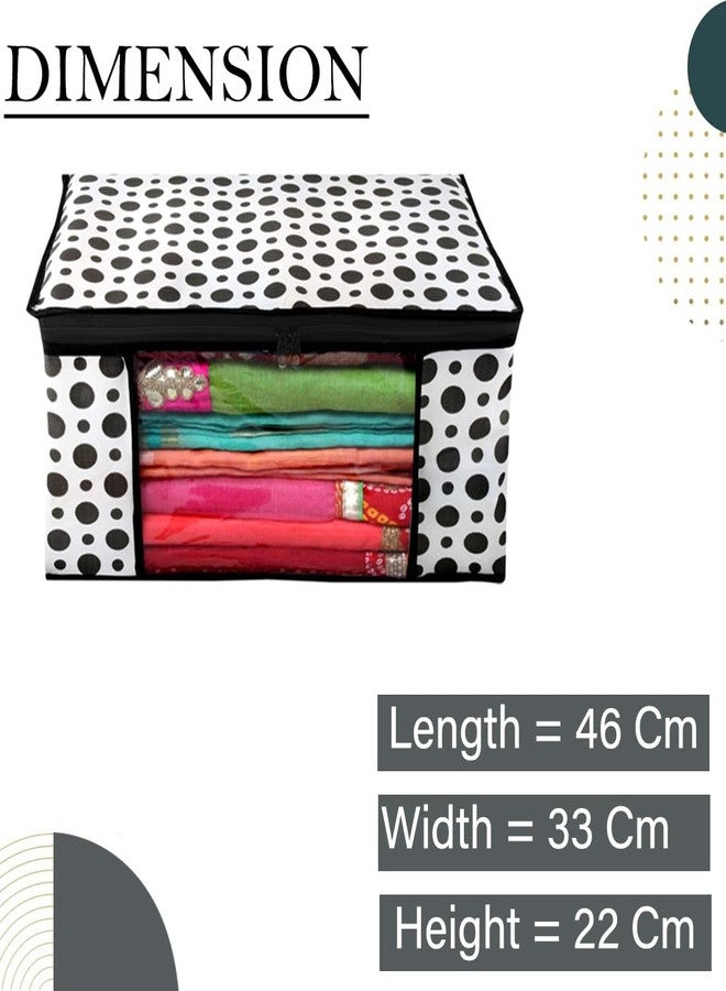 Shaping Fabric Garment Cover Non-Woven 90 GSM with Transparent Window & Double Metal Zipper - Pack of 11 | Dustproof Clothes Storage Bag for Sarees, Suits, Jackets, Shirts SCSDRL1682493517524148525585 - Image 4
