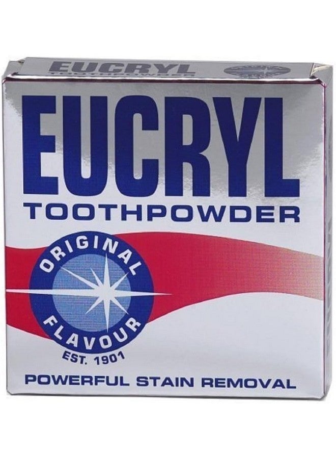 Eucryl Smokers Toothpowder Original 50g, Powerful Stain Remover (Pack of 6) - Image 1