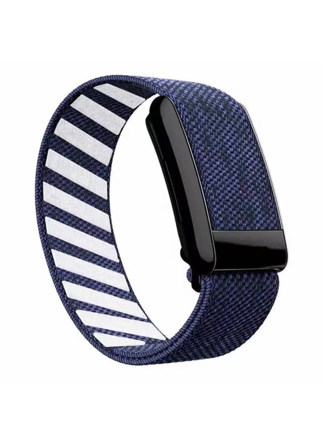 Nylon Sport Band Compatible with Whoop Band 5.0 (One,Peak) Strap Men Women with Bumper Case, Breathable Nylon Adjustable Waterproof Replacement bands Straps for 5.0(One,Peak) (Blue Jeans) - Image 1