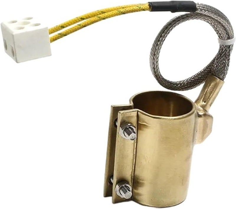 1pcs Copper Heating Ring - 220V Fully Enclosed Nozzle Heater for Injection Molding Machine Height 30-100mm(IDxH 38x50mm 270W,Two wires) - Image 1