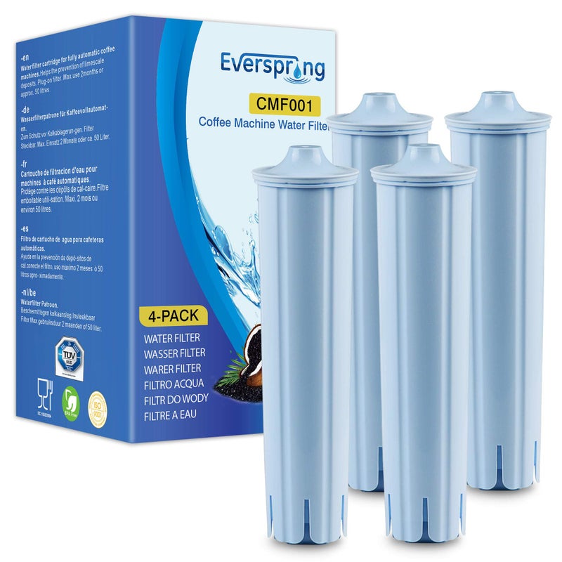 EVERSPRING Coffee Machines Water Filter Compatible with Jura Blue IMPRESSA SeriesENA Series GIGA SeriesJura Models 71312 Blue 71311 670074 Pieces