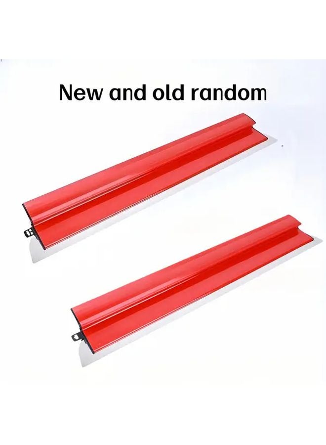 Red Heavy Duty Wall Smoothing Tool Set With Scraper Trowel Blade For Plastering - Image 1