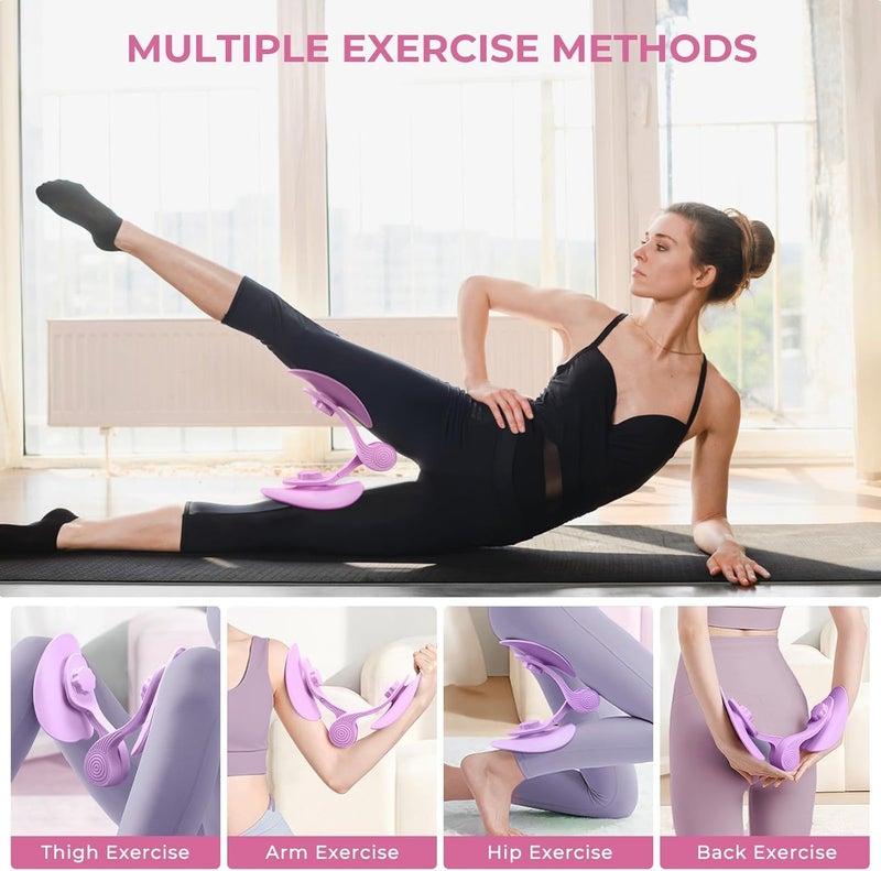 KHOLAD Hip Trainer | Thigh Master and Inner Thigh Exercise Equipment | Floor Exerciser Device | Training Tool | for Home, Gym, Fitness, Workout, Stretcher | for Men & Women (Multi) - Image 2
