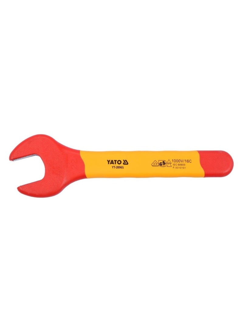 Yato YATO Insulated Open End Wrench 22mm VDE-1000V YT-20965