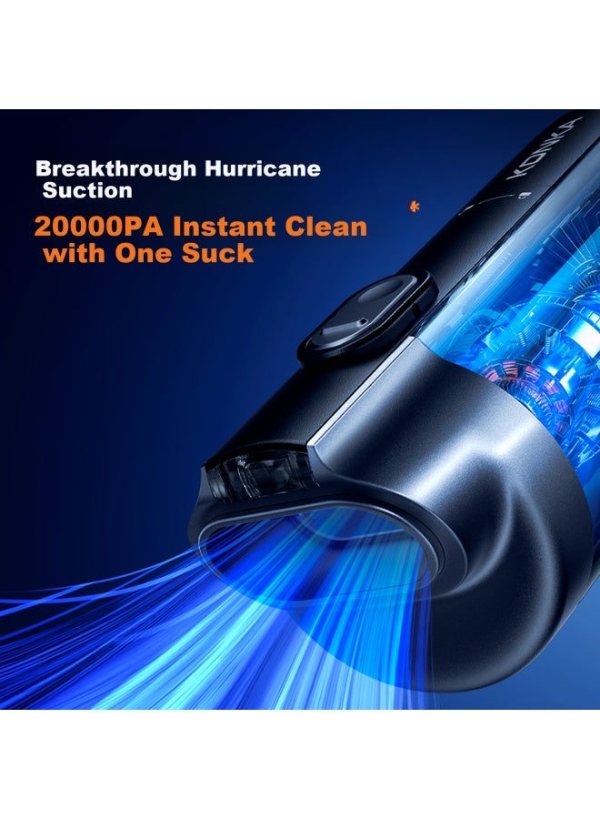 Konka Car Vacuum Cleaner, Handheld High Suction Power, Integrated Blowing And Suction, Ultra-powerful, Large Capacity, Corporate Bulk Purchase, Award Gift, Wireless, Small Portable, For Car And Home Use, Easy To Carry - Image 3