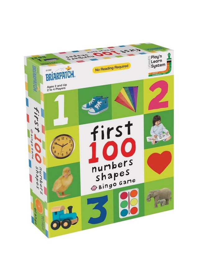 Briarpatch ; First 100 Numbers Shapes Bingo Game Ages 2+ - Image 2