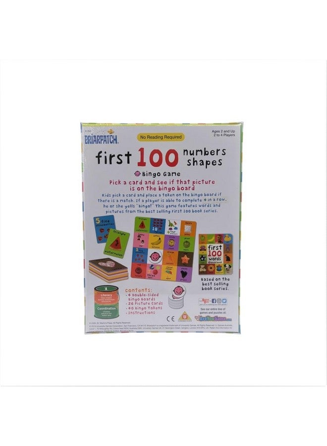 Briarpatch ; First 100 Numbers Shapes Bingo Game Ages 2+ - Image 3