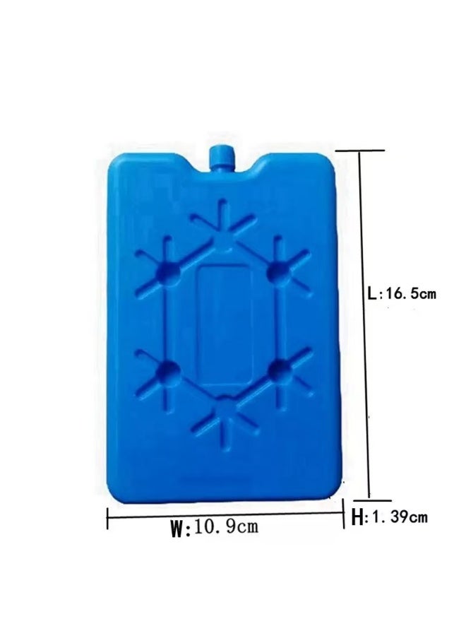 4 عبوات من أكياس الثلج لصندوق الغداء حافظ على الطعام طازجًا وأكياس حليب الأم(أزرق) - Image 2