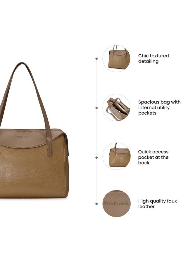 Fastrack Textured Large Shoulder Bag for Women - Image 4