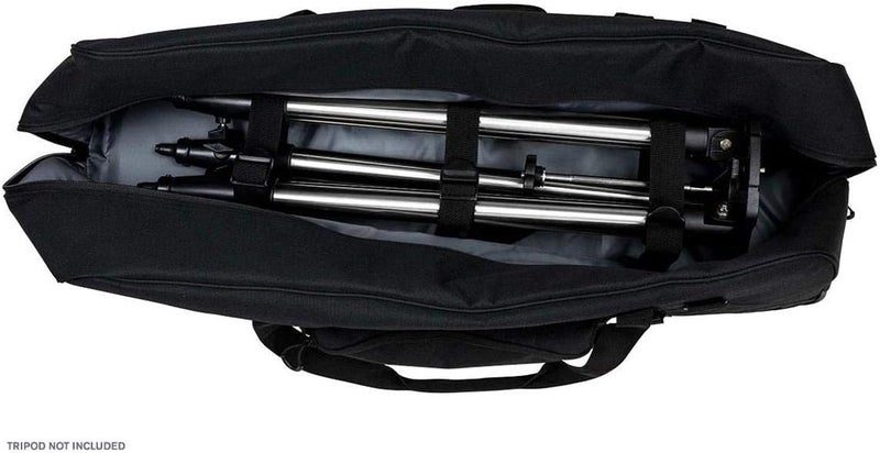 سلسترون حقيبة تخزين وحمل لعمود دعم Celestron بقطر 34 بوصة، مصنوعة من مادة قوية (900 دينير)، أسوار من الرغوة سميكة، أحزمة داخلية لتثبيت العمود، وحزام مبطن لسهولة الحمل - Image 4