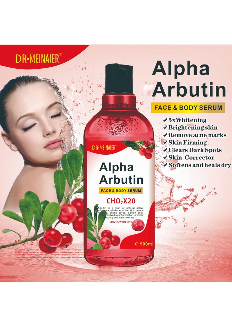 DR.MEINAIER Alpha Arbutin Face & Body Serum 100% 500ml  - Image 2