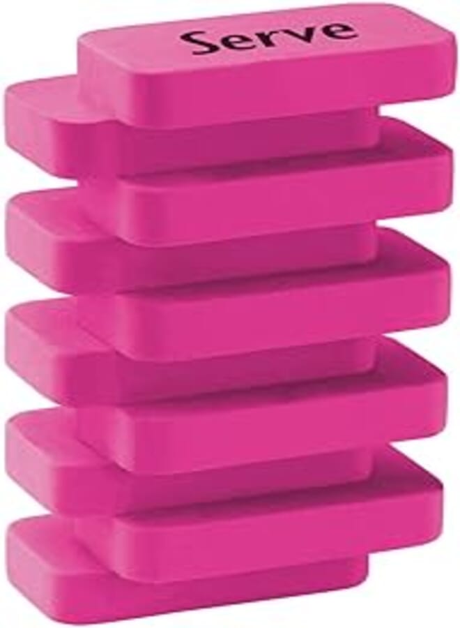 Serve SV-STEPSSGP1FP STEPS Eraser - Fuchsia