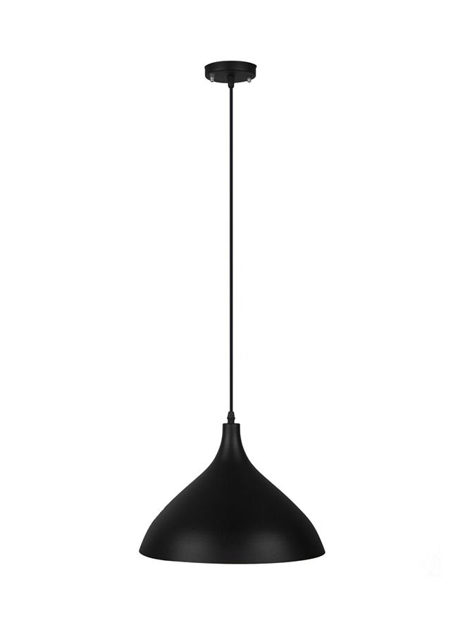 El Rawda Lighting Unbrella Ceiling Lamp - Single | modern decorative LED E27 pendant light ceiling lamp hanging | suitable for any room | Color: Black | Size: 70x33 cm - Image 1