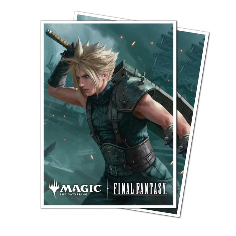 Ultra PRO Final Fantasy x Universes Beyond Cloud ExSoldier 105ct APEX Deck Protector Sleeves for Magic The Gathering Trading Card Accessories Collectible Card Game Gear - Image 2
