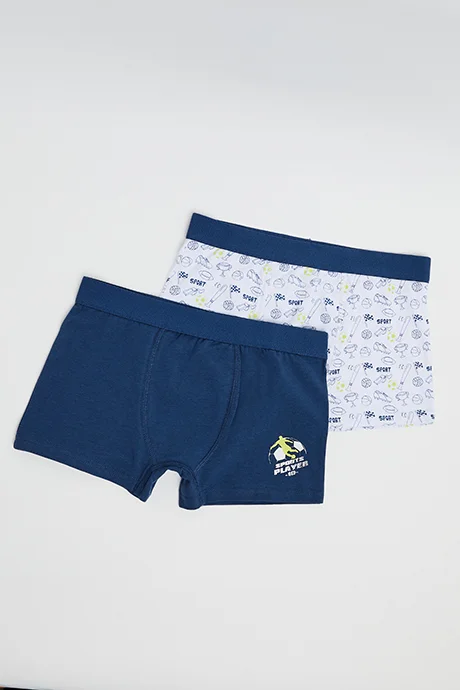 R&B 2 Pack Printed Boxers
