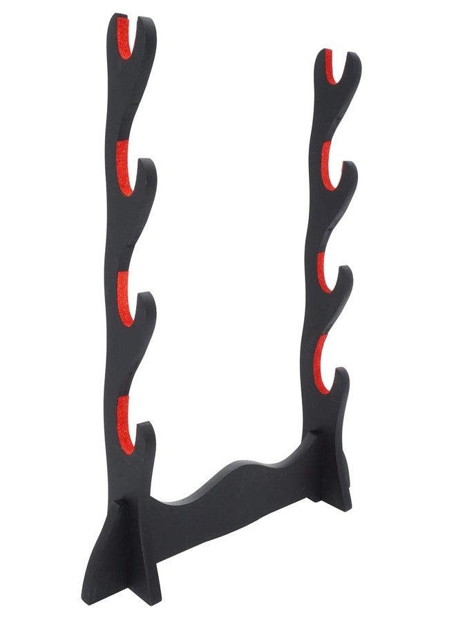 Eforlife Velvet Padded Sword Stand Display Samurai Sword Katana Wakizashi Tanto Holder (4 Layer) - Image 1