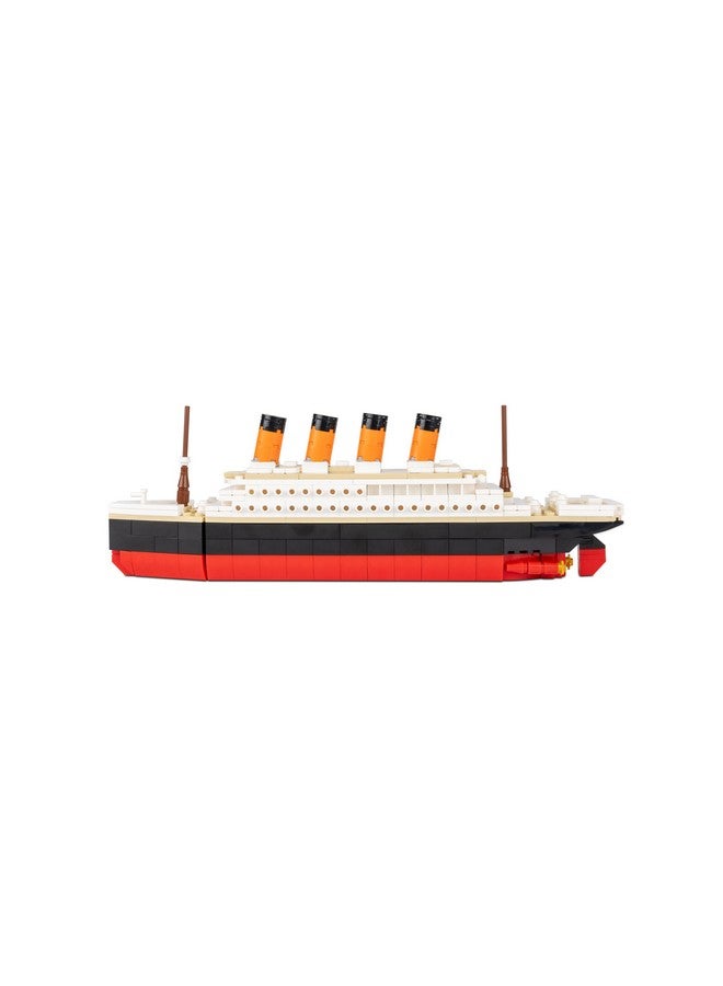 Brick Loot Titanic Micro Building Blocks Large Set - 390 Pieces Mini Bricks Ship Model Kit, DIY 3D Puzzle for Adults & Kids, STEM Educational Toy, Collectible Display, Gift for History & Ship Lovers - Image 4