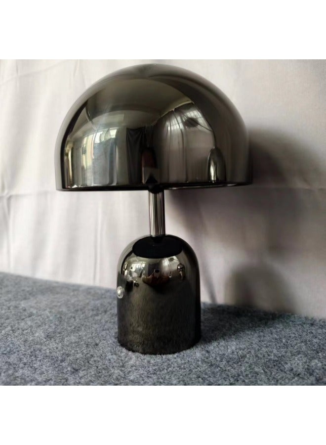 Peboland Mushroom Charging Internet Celebrity Atmosphere Table Lamp Bedside Nightlight Touch Dimming Desktop Decorative Lamps-Light Source Power:12-Light Color:Gold + Export Electroplating Version + Stepless Dimming. - Image 3