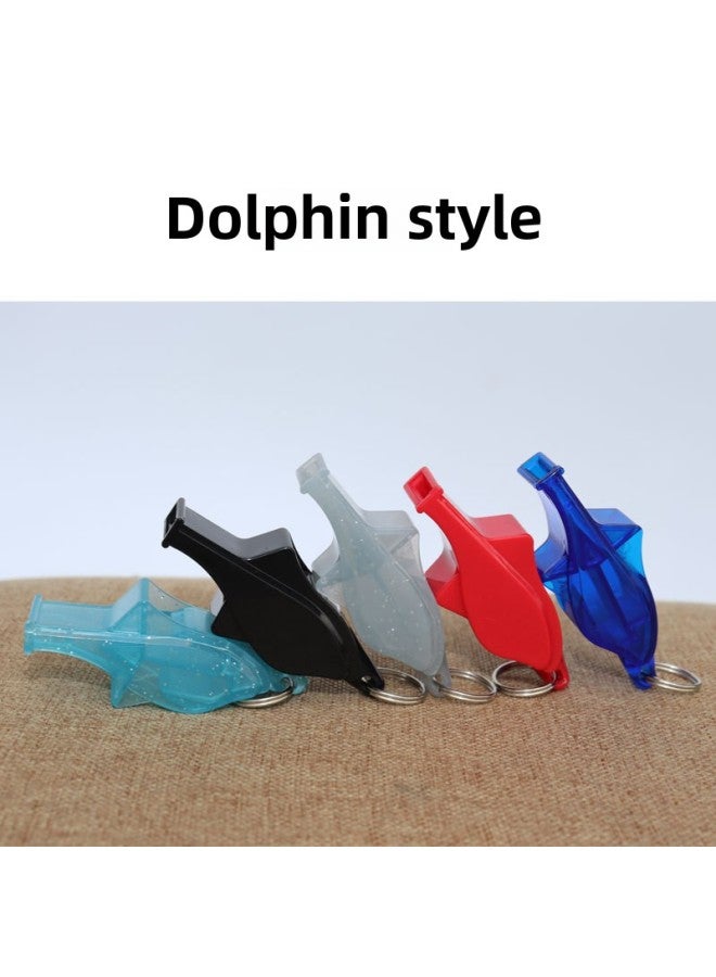 Generic Nuclear-free Dolphin Whistle Outdoor Physical Education Teacher Training Basket Football Referee Special Whistle Children Kindergarten Whistle-Color:Grey - Image 4