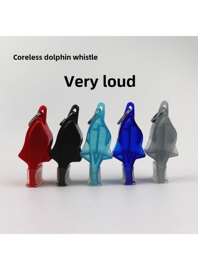 Generic Nuclear-free Dolphin Whistle Outdoor Physical Education Teacher Training Basket Football Referee Special Whistle Children Kindergarten Whistle-Color:Grey - Image 3
