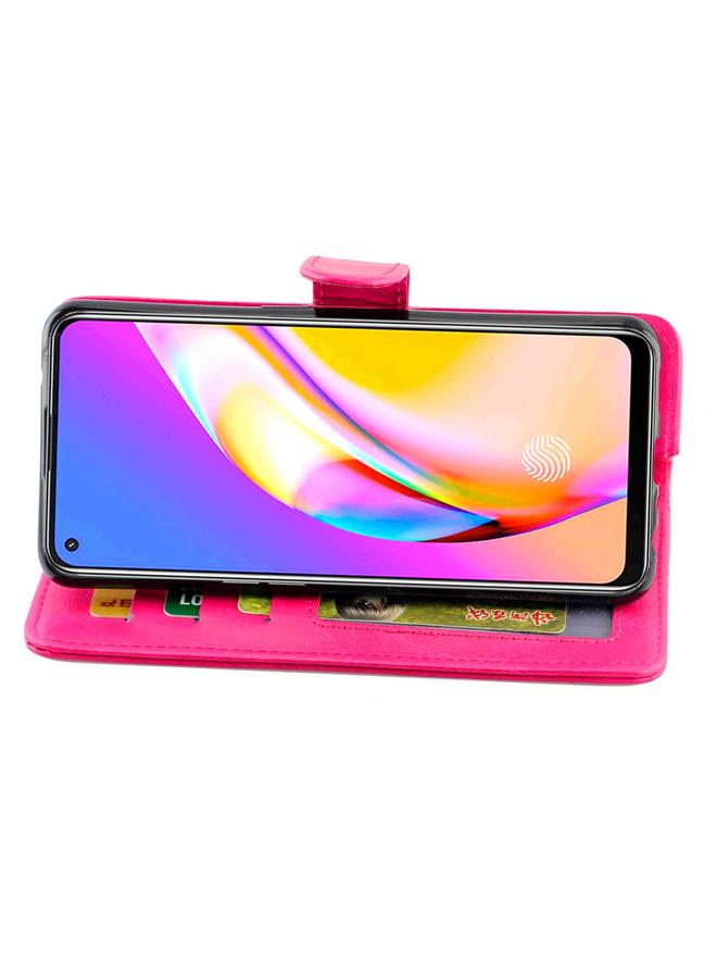 S-TOP Case For OPPO F19 Pro / A94 4G / Reno F Crazy Horse Texture Leather Horizontal Flip Protective Case with Holder & Card Slots & Wallet & Photo Frame - Image 4