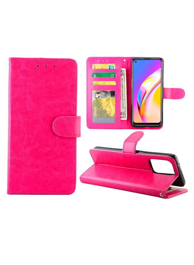 S-TOP Case For OPPO F19 Pro / A94 4G / Reno F Crazy Horse Texture Leather Horizontal Flip Protective Case with Holder & Card Slots & Wallet & Photo Frame - Image 1