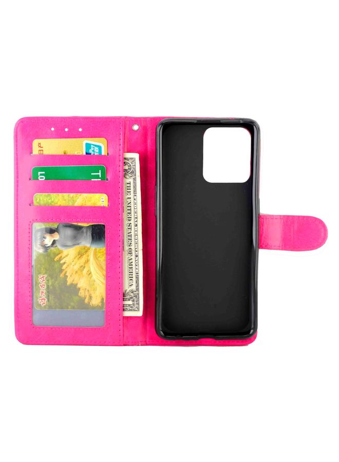 S-TOP Case For OPPO F19 Pro / A94 4G / Reno F Crazy Horse Texture Leather Horizontal Flip Protective Case with Holder & Card Slots & Wallet & Photo Frame - Image 3