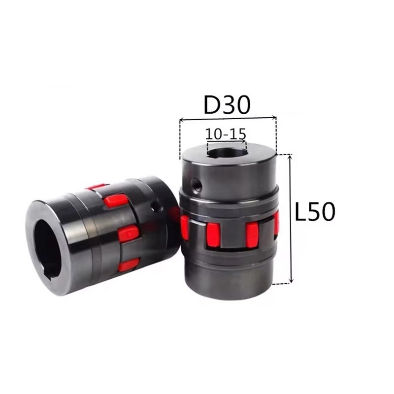 Star Coupling Quincunx Elastic Claw Coupling 45 Round Steel Large Torque Size 11 12mm - Image 3