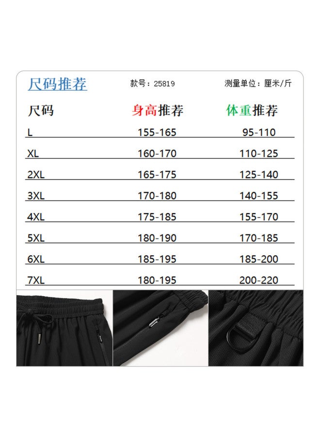 Tucano men's Summer 3/4 Length Pants - Breathable, Loose Fit, Lightweight Casual Trousers With Fashionable Sporty Design - Image 4