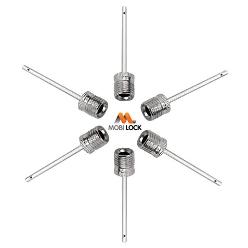 Mobi Lock 6 Pcs Ball Pump Inflation Needle - Stainless Steel Air Pump Needles - Ideal for Blowing Up Football, Basketball, Volleyball, and All Other Sports Balls - Image 4