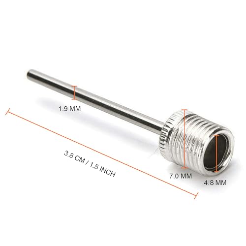 Mobi Lock 6 Pcs Ball Pump Inflation Needle - Stainless Steel Air Pump Needles - Ideal for Blowing Up Football, Basketball, Volleyball, and All Other Sports Balls - Image 3