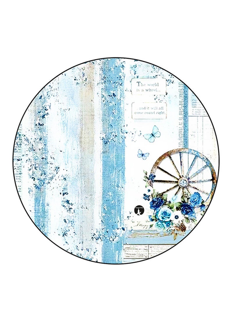 RKN Vintage Art Printed Fridge Magnet Multicolour - Image 1