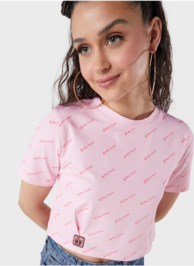 Mini Cream - Logo T-Shirt - Image 1