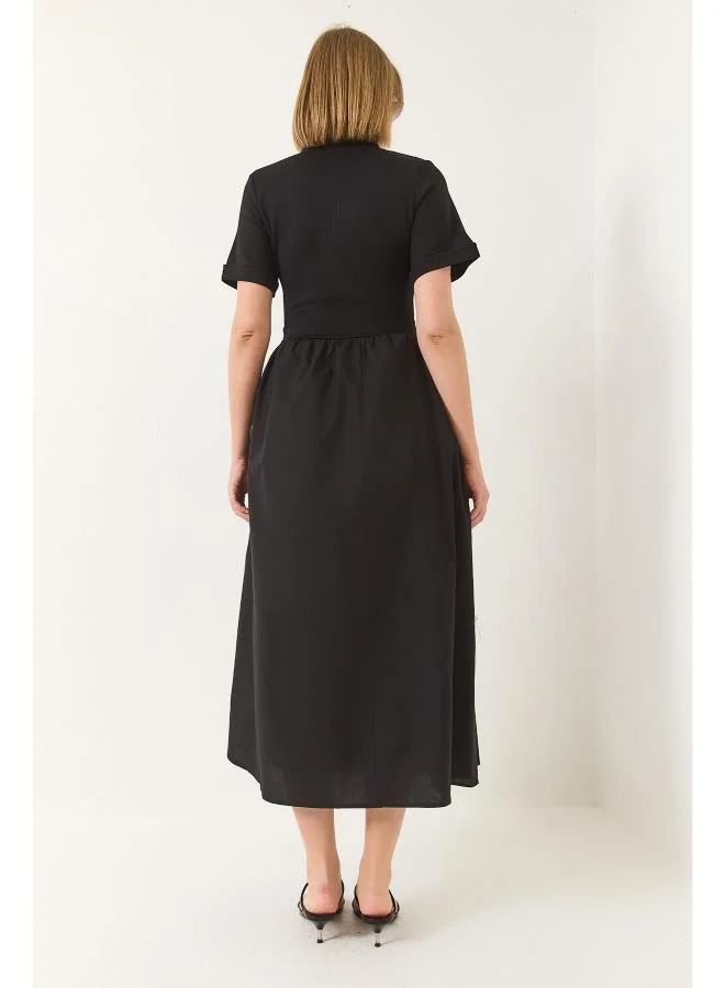 Ginger Fit and Flare Midi Dress