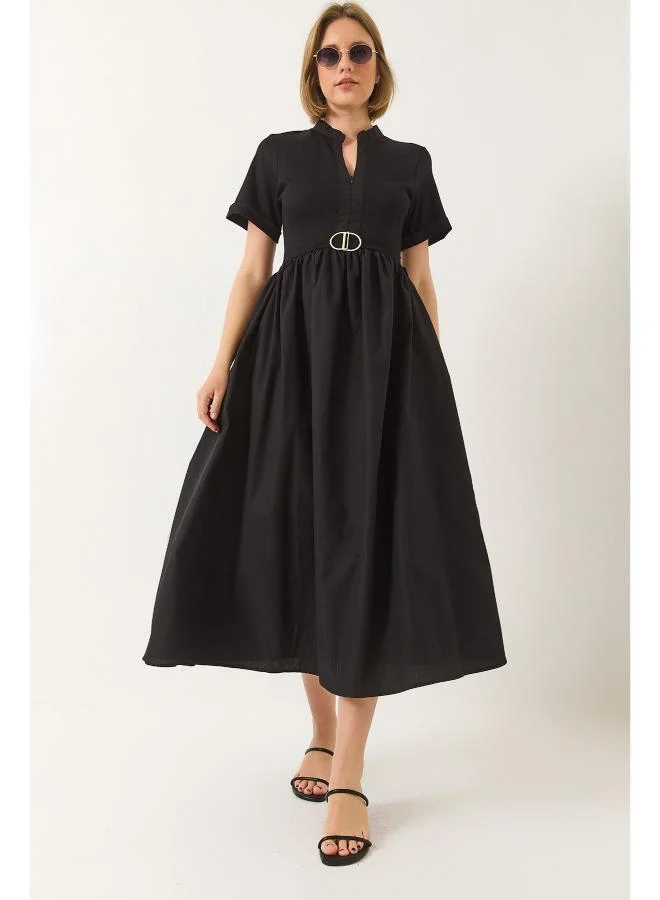 Ginger  Fit and Flare Midi Dress for Women | Best Price UAE