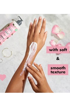 love beauty and planet Love Beauty and Planet Delicious Glow Body Lotion Murumuru Butter & Rose for Soft, Glowing Skin Natural Ingredients, Plant-Based Moisturizers, Vegan, Cruelty-Free 13.5 oz  - Image 3