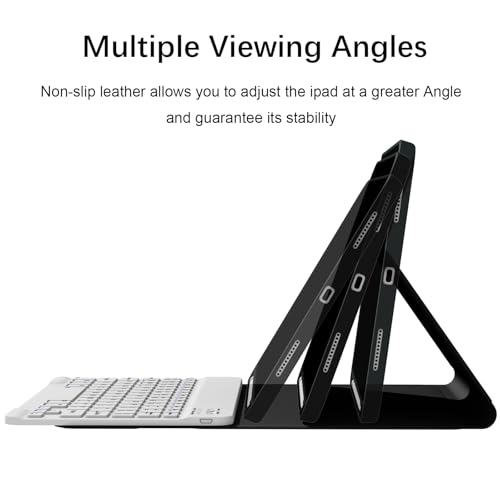 Divufus Keyboard Case for iPad 11th Generation (A16) 2025, for iPad 10th Generation 2022 [Magnetic Detachable Wireless Keyboard][Support 3 System] Folio Case with Pencil Holder, Navy Blue - Image 4