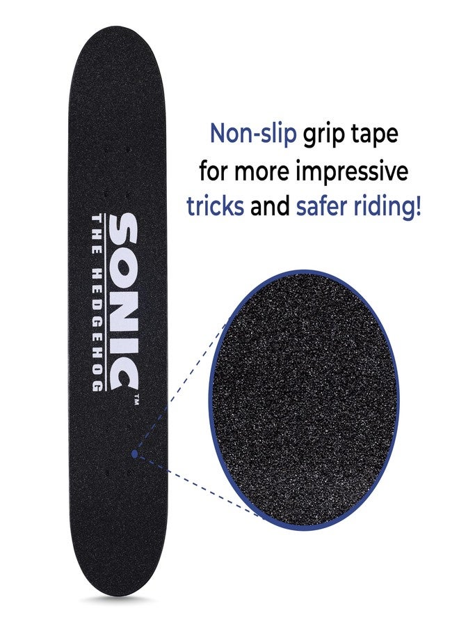 VOYAGER Sonic The Hedgehog - Complete Cruiser Skateboard with Maple Deck and Smooth - Image 2