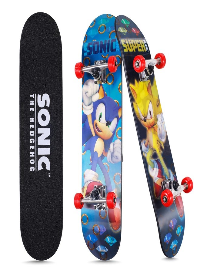 VOYAGER Sonic The Hedgehog - Complete Cruiser Skateboard with Maple Deck and Smooth - Image 1