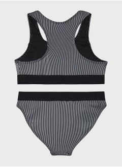 Calvin Klein Jeans Youth Logo Bralette Bikini Set  - Image 2